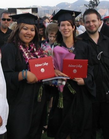 My baby girl (right) graduates from Jr College