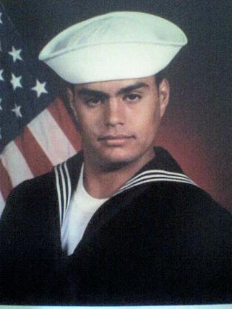 my hubby in the navy