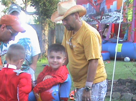 Daddy and Spiderman