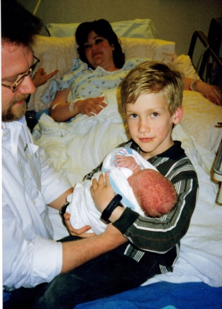 PW with Jared holding Baby Josiah April 94