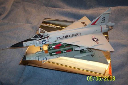 Model of F-102 of the time.