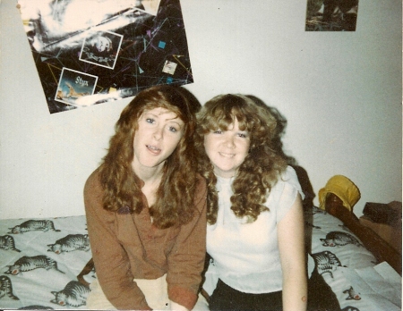 my sis and i in 82