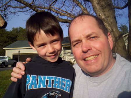 Me and Oldest Grandson, Nathan age 7.