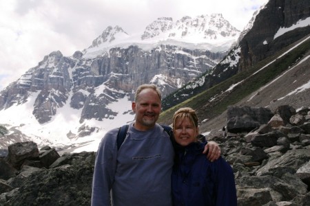 Dave & I on a recent hiking trip in Canada