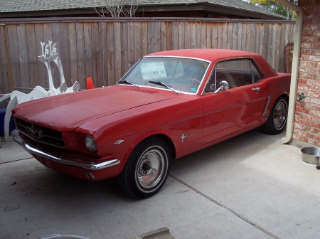 my 1965 Mustang show car