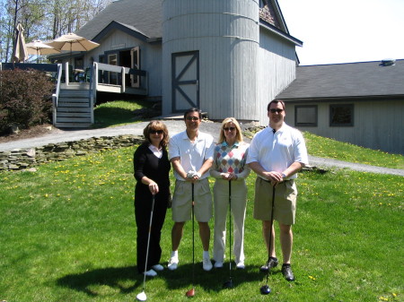 Betsy, Keith, Lisa, Brian in the Poconos