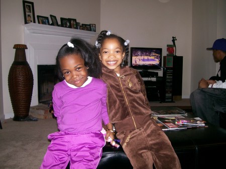 Jordyn and Znyia my beautiful daughters