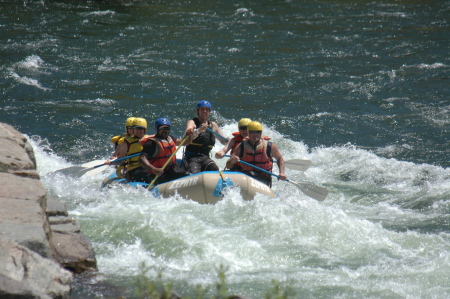 white water rafting