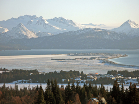 Homer Spit Winter