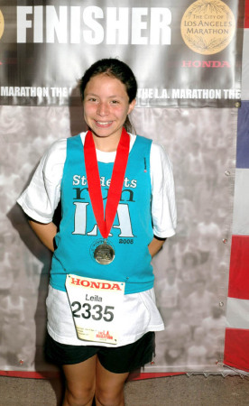 Leila - LA Marathon 2008