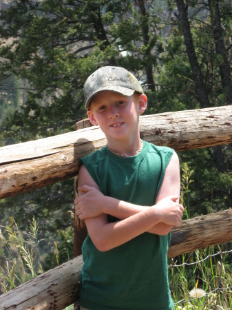 Chris at Yellowstone