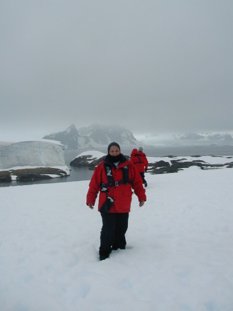 me in antarctica!