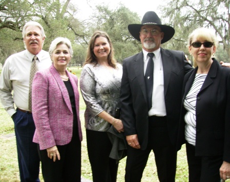 FRIENDS FROM SAM HOUSTON AT MOM'S FUNERAL.