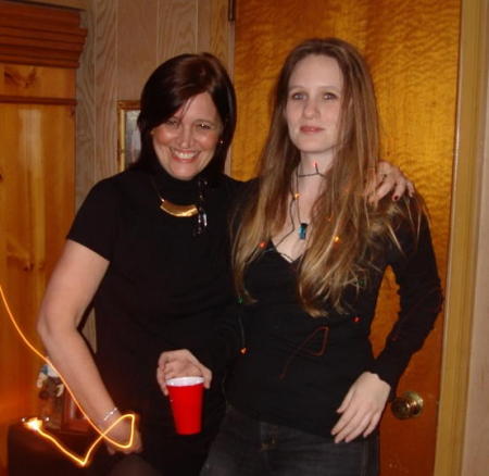 My daughter, Erika and me at Tim's party
