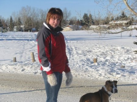 Me and Echo at Fish Creek (Jan 09)