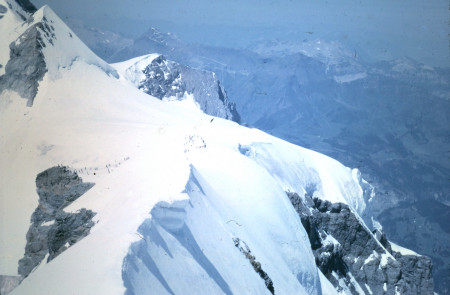 "High" in the Swiss Alps