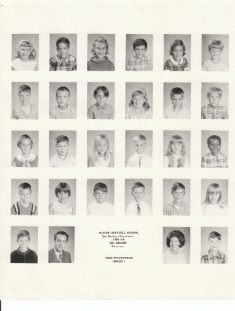 Miss Fitzpatrick, Second Grade, 1968-69