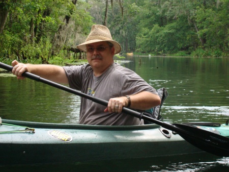 Kayak on the creek