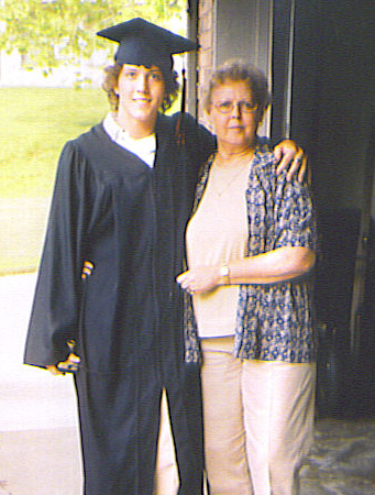 My son Jeff and my mom "Meemaw Sandra"