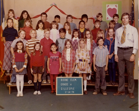 Class of 1974 4th grade