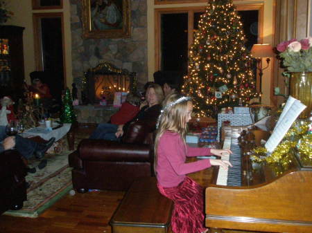 Christmas 2008. Saraya playing "Silent Night".