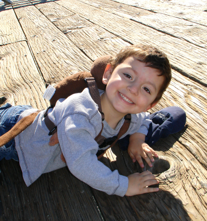 Justin at the Pismo Pier Jan 10 2009