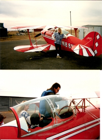 Going Stunt flying in Satanta Ks. 1996