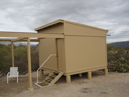 Observatory with roof closed