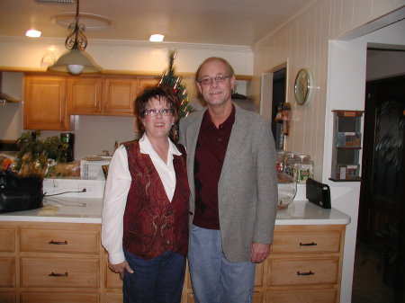 Christmas 2008 with my husband Phil Lowery