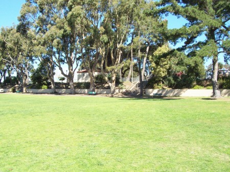 Stairs to upper park