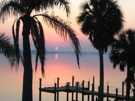 Sunrise over the intracoastal