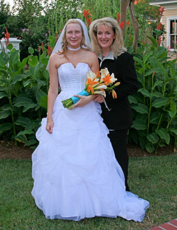 Daughter Crystal on her wedding day 6-30-07