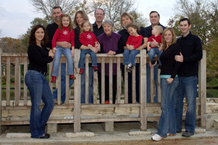 Kelly family photo 2008 College Station