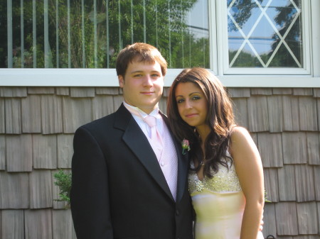 Brendan at girlfriend Justine's Prom