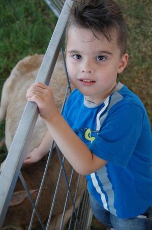 Kaien at the fair.