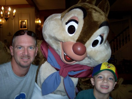 Tyler and me at Disney