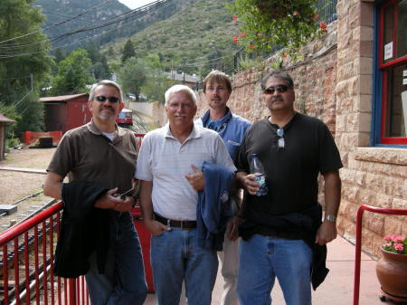 With some guys from class at Pike's Peak, 2008