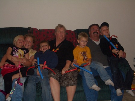 all the grand kids with grand ma & pa