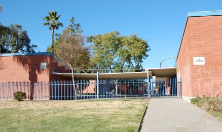 mvhs entrance with fence