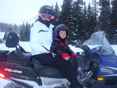 Val & Sam Snowmobiling