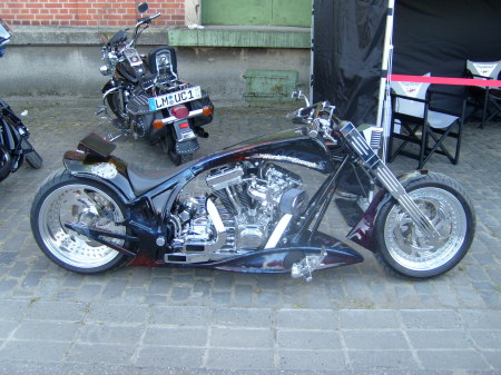 Custom Chopper at Mainz Harley Fest 2008