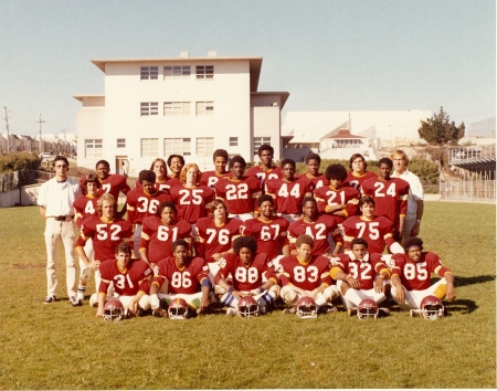 Fall 1974 Sophomore Football Team