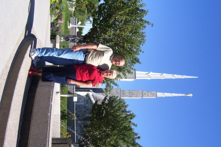 RON AND I AT IDAHO FLLS TEMPLE