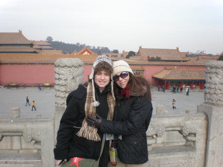 Hunter and I at the Forbidden City, Beijing