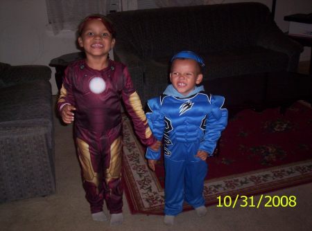 Ironman and Blue Powerranger unmasked