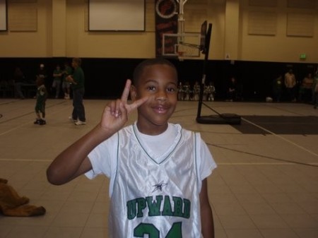 Cameron's 1st Basketball Game