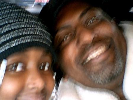 Me and Lil Princess in front of camera Dec 08