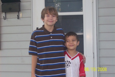 My Boys! 1st day of School 2008