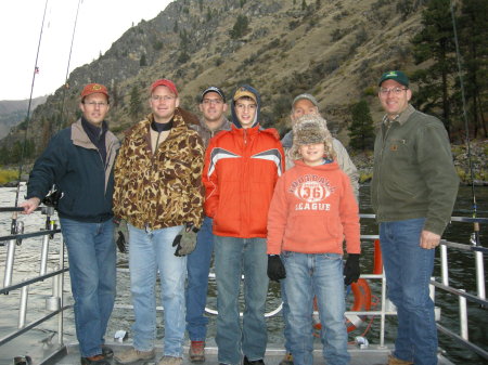 Steelhead fishing near Riggins, ID