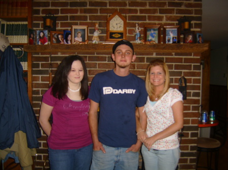 My kids, Hannah and Corey, and my niece Alicia